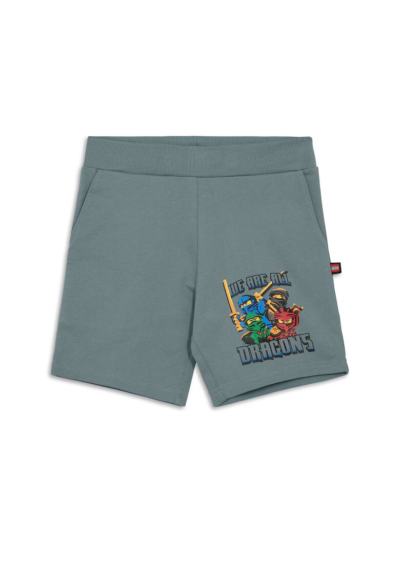 Lego Pantaloni scurti sport baieti 12011466 - Bumbac organic - Verde - Verde