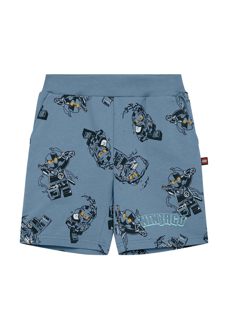 Lego Pantaloni scurti sport baieti 12011469 - Bumbac organic - Albastru - Albastru