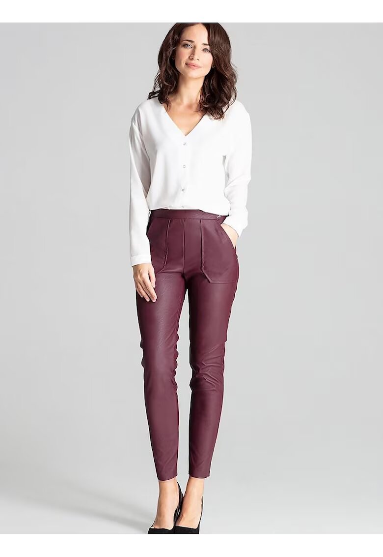 Lenitif Pantaloni dama - lungi - rosu -