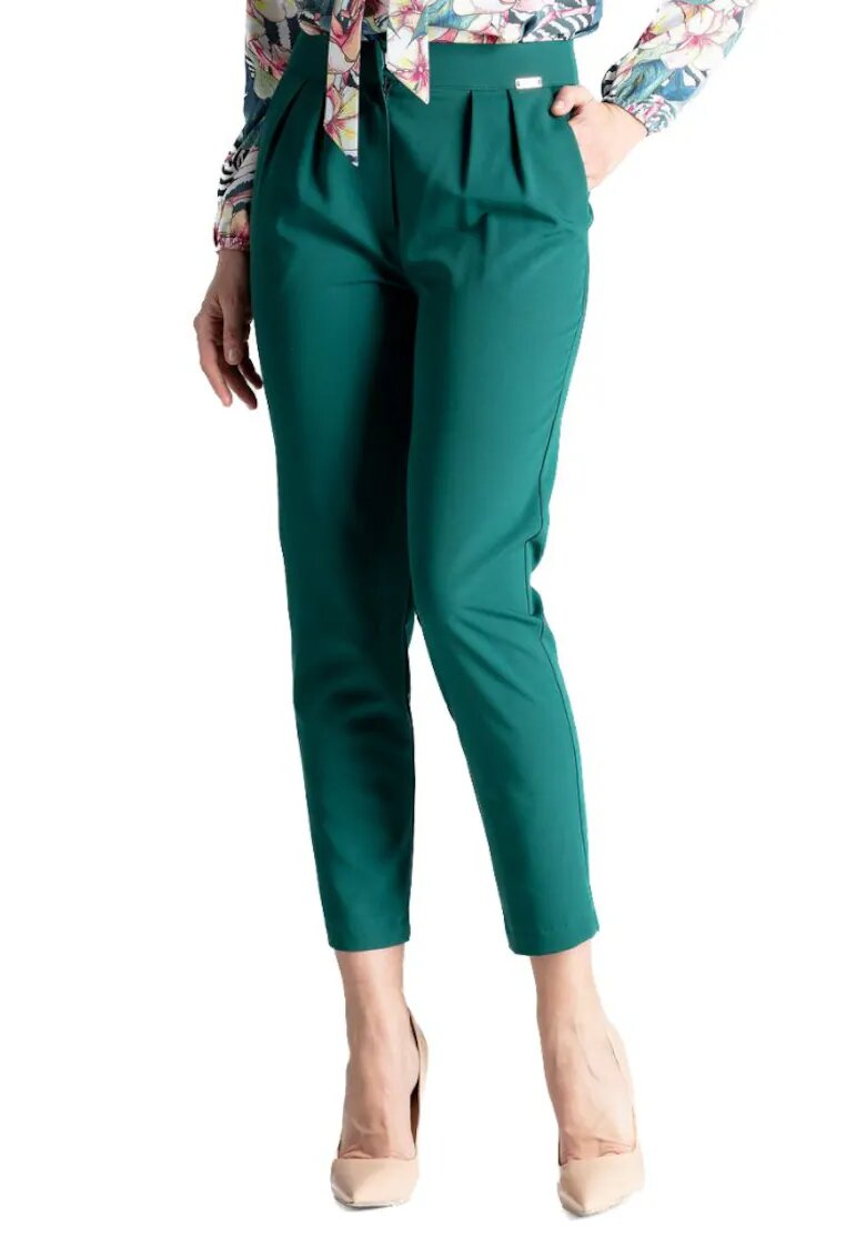 Lenitif Pantaloni eleganti de dama - Gilcrest - verde