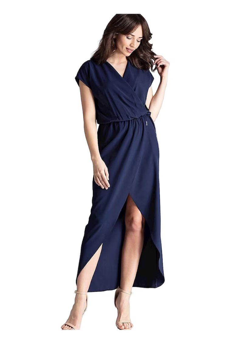 Lenitif Rochie cocktail - Poliester/Elastan - Bleumarin -