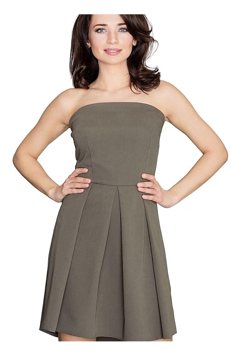 Lenitif Rochie de cocktail 5902194330114 - Poliester/Viscoza - Verde -