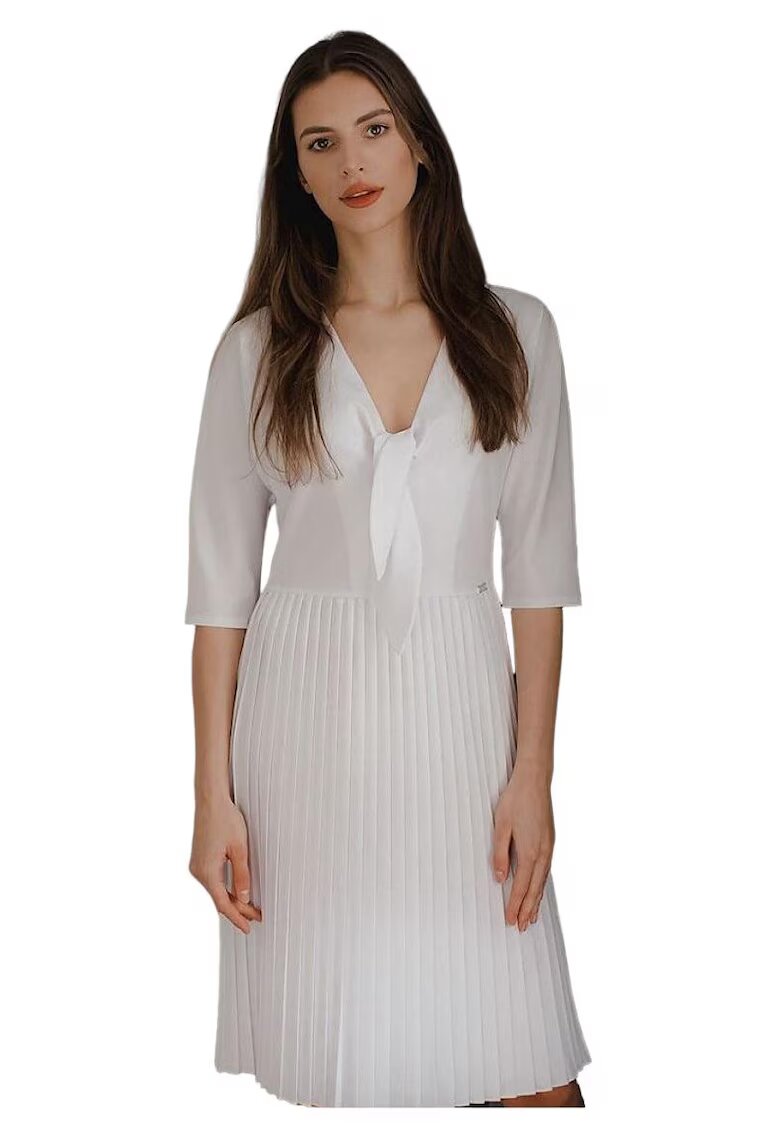 Lenitif Rochie de cocktail - Poliester/Elastan - Alb