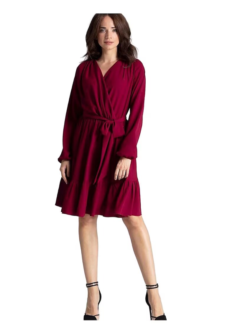 Lenitif Rochie de cocktail - Poliester - Rosu