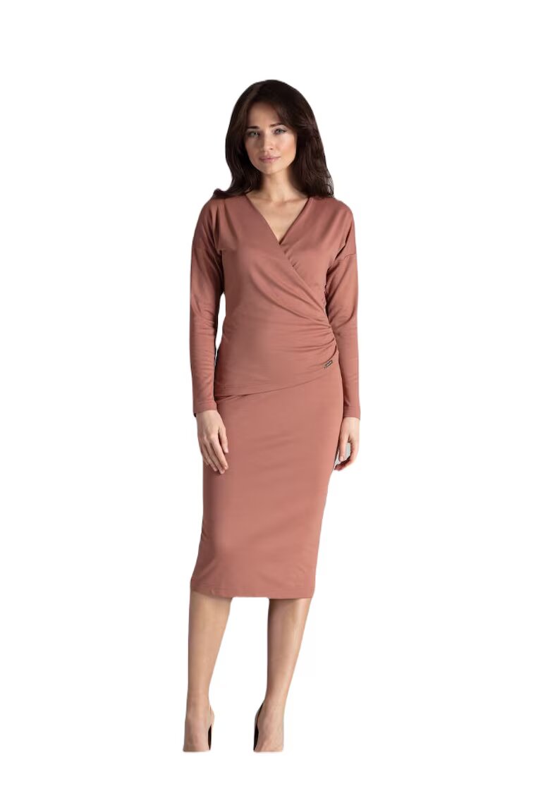 Lenitif Rochie de seara dama Teresse K477 maro - Maro