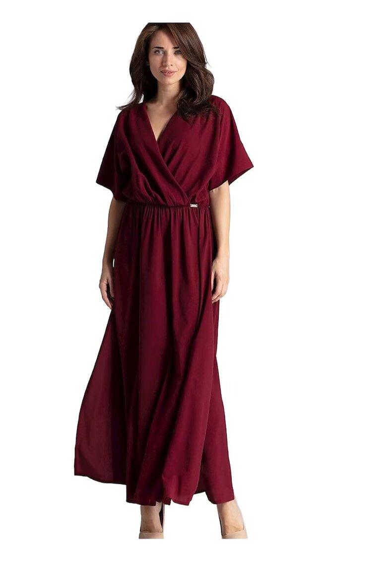 Lenitif Rochie de zi 5902194372640 - Poliester/Viscoza - Rosu -