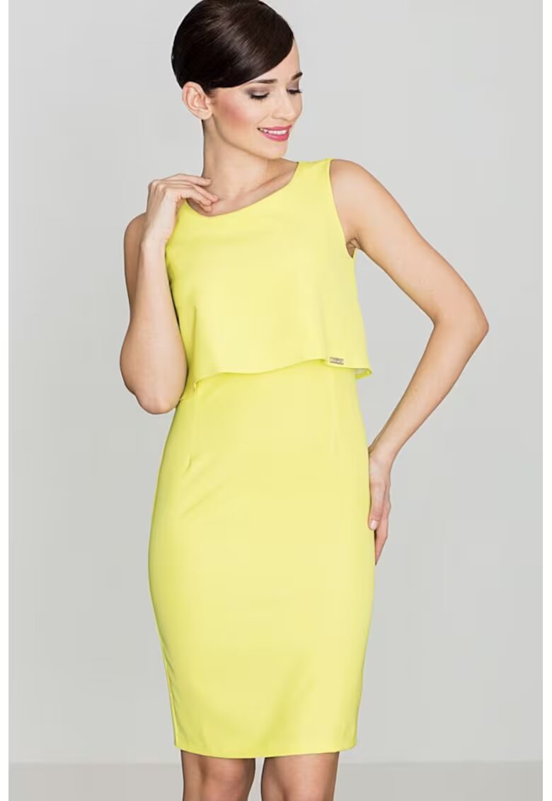 Lenitif Rochie de zi model 114321 - Galben