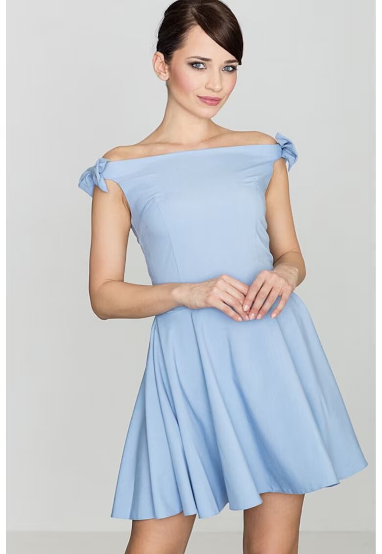 Lenitif Rochie de zi model 119996 - Albastru