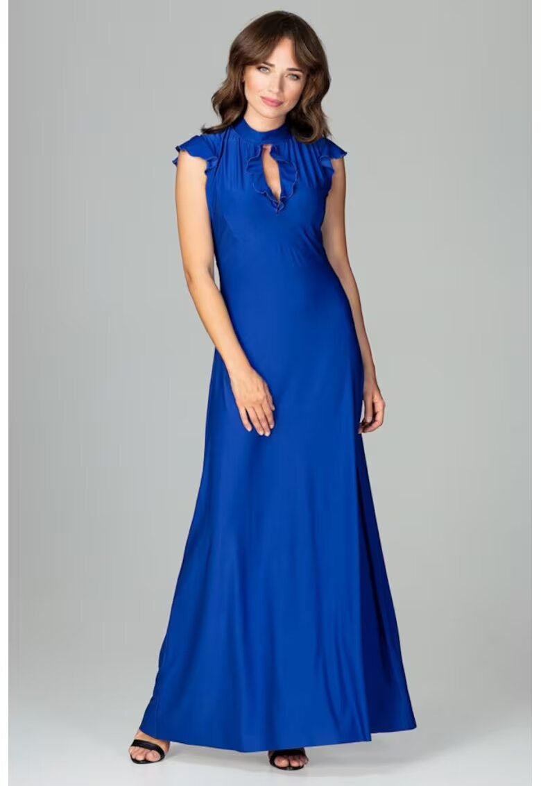 Lenitif Rochie de zi model 120757 - Albastru