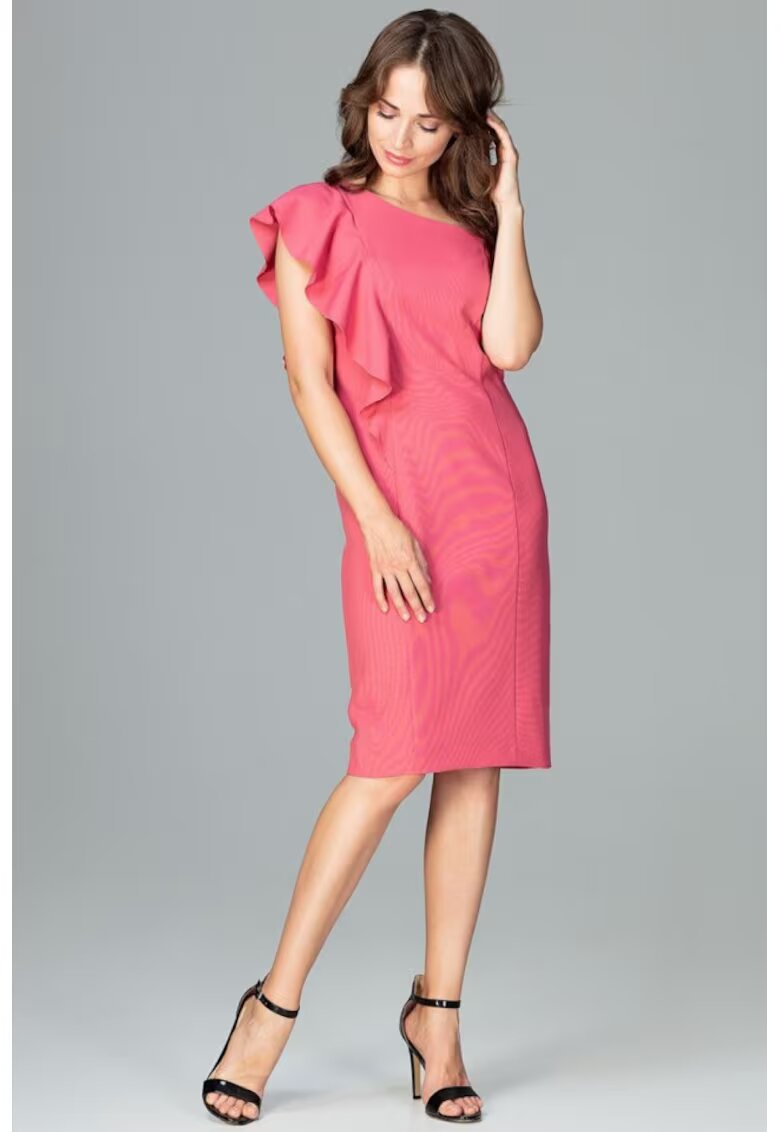 Lenitif Rochie de zi model 120763 - Roz