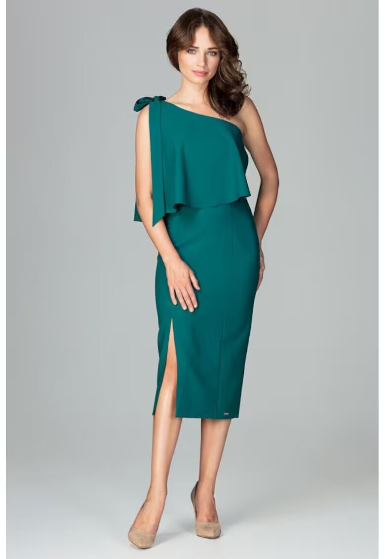 Lenitif Rochie de zi model 122507 - Verde