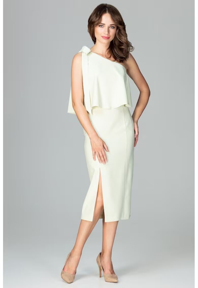 Lenitif Rochie de zi model 122513 - Galben