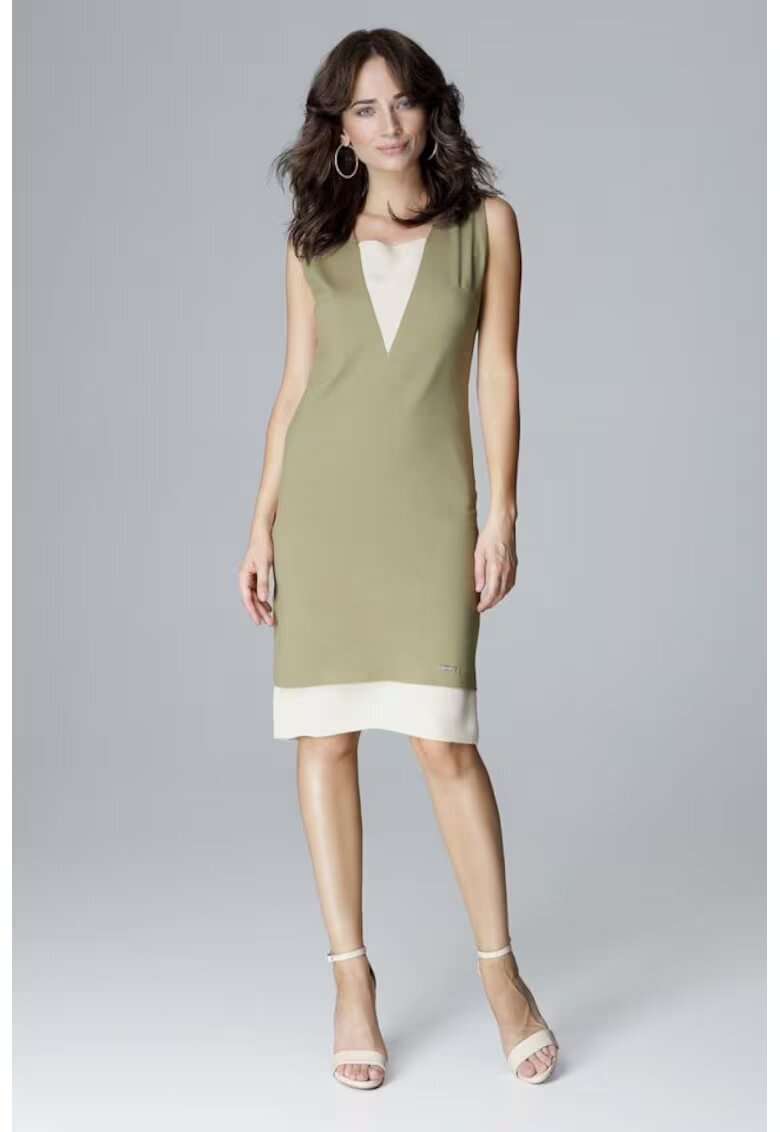 Lenitif Rochie de zi model 123809 - Verde