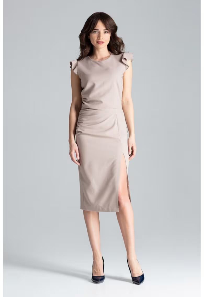 Lenitif Rochie de zi model 130949 - Crem