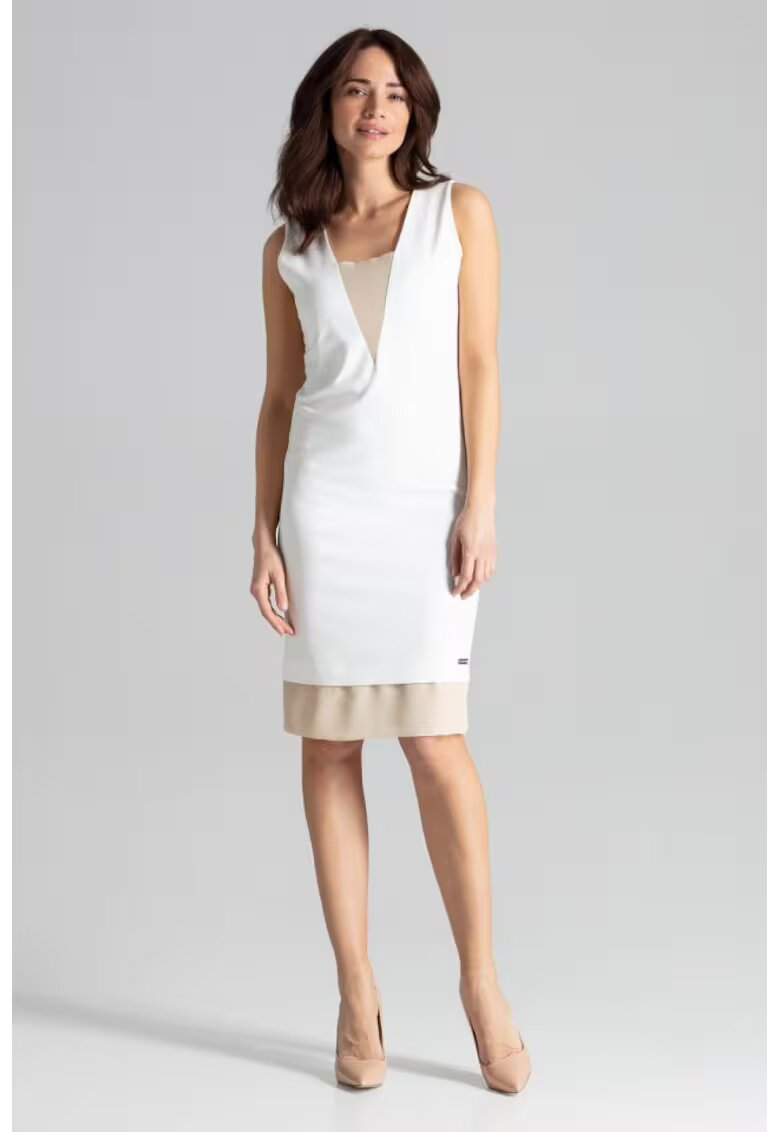 Lenitif Rochie de zi model 131227 - Alb