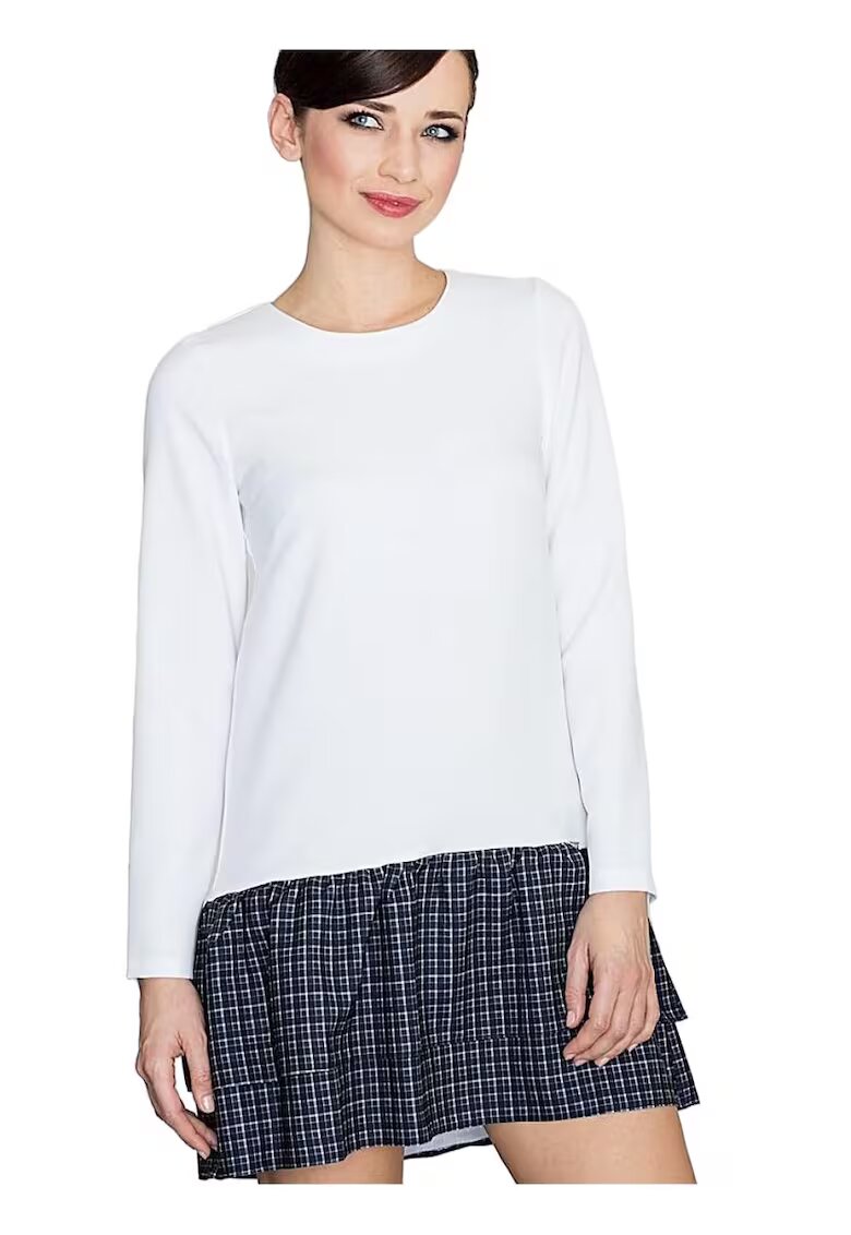 Lenitif Rochie de zi - Poliester - Alb