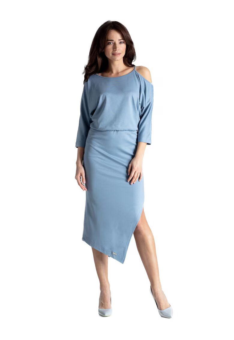 Lenitif Rochie eleganta dama - Motala - neagra - Albastru deschis