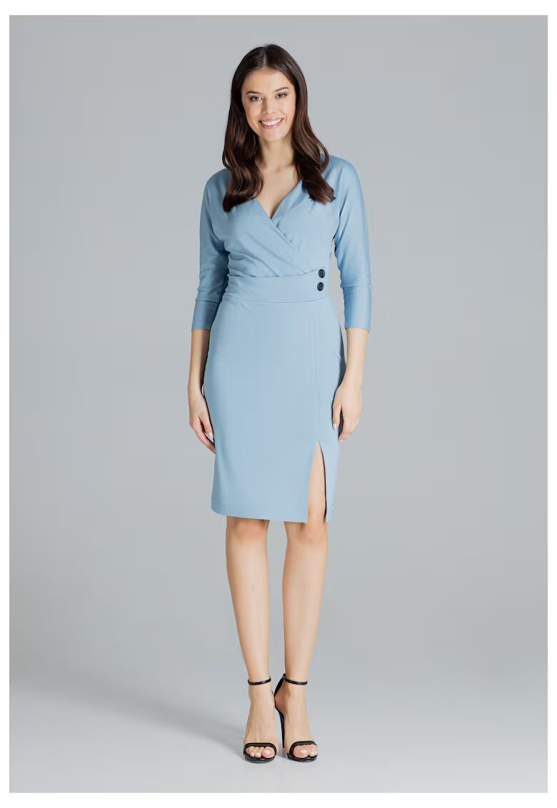 Lenitif Rochie Sheala albastru deschis - Albastru deschis
