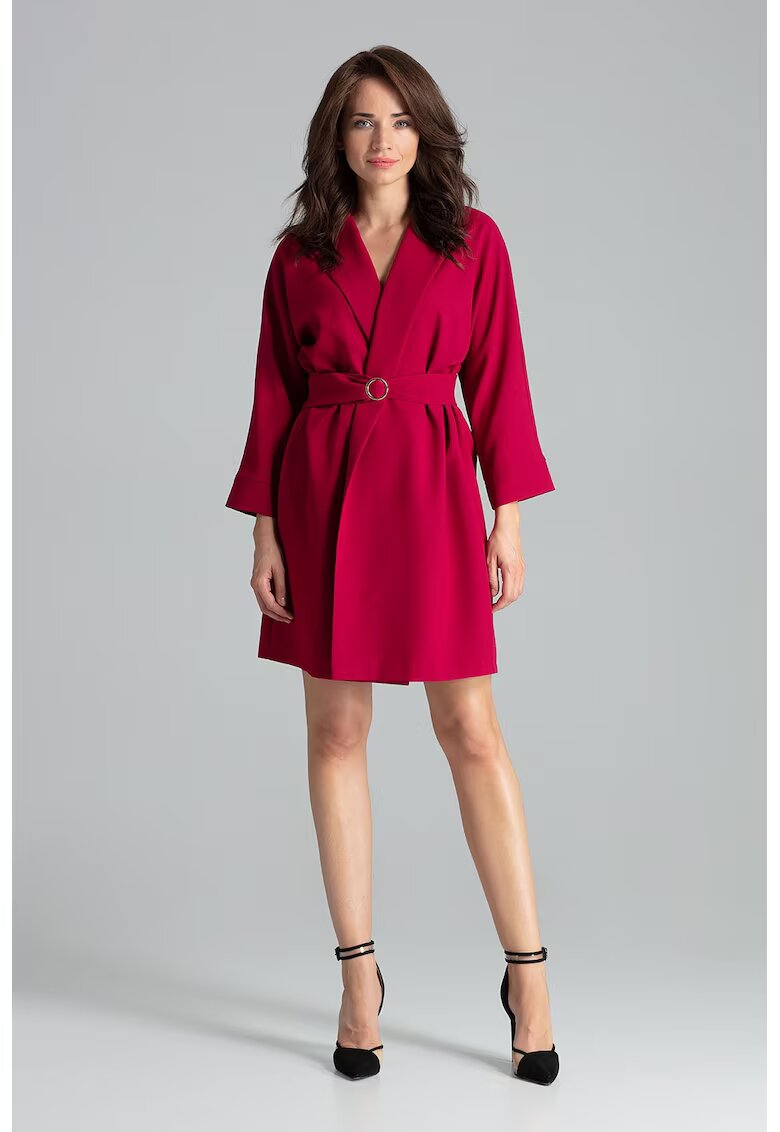 Lenitif Sacou elegant dama burgundy - poliester -