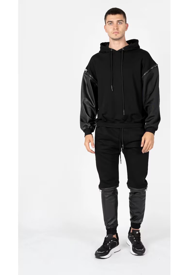 LES HOMMES Pantaloni sport cu lungime ajustabila -