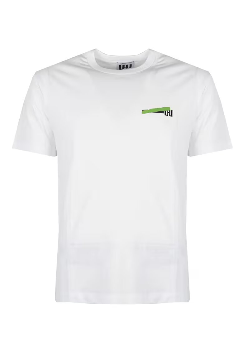 LES HOMMES Tricou cu decolteu la baza gatului Urban Zone -