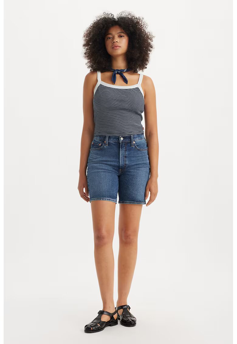 Levis Bermude slim fit din denim - Albastru