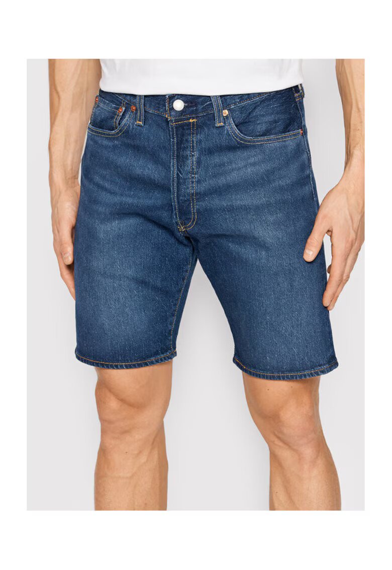 Levis Blugi barbati - 300288412 - Bumbac - Albastru - Albastru