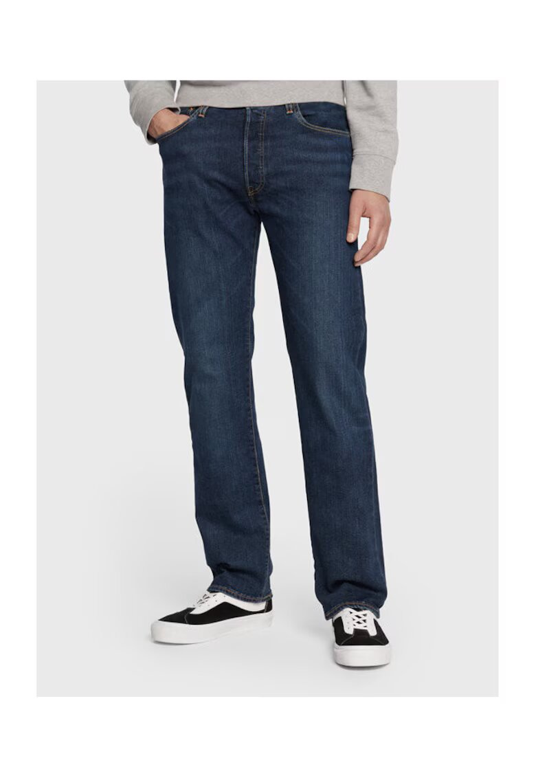 Levis Blugi barbati - 301338284 - Bumbac - Albastru - Albastru