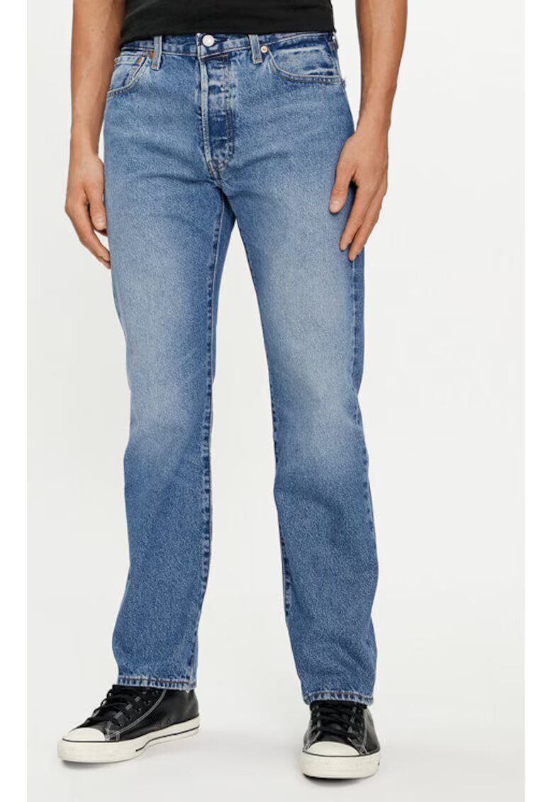 Levis Blugi barbati - 303664756 - Bumbac - Albastru - Albastru