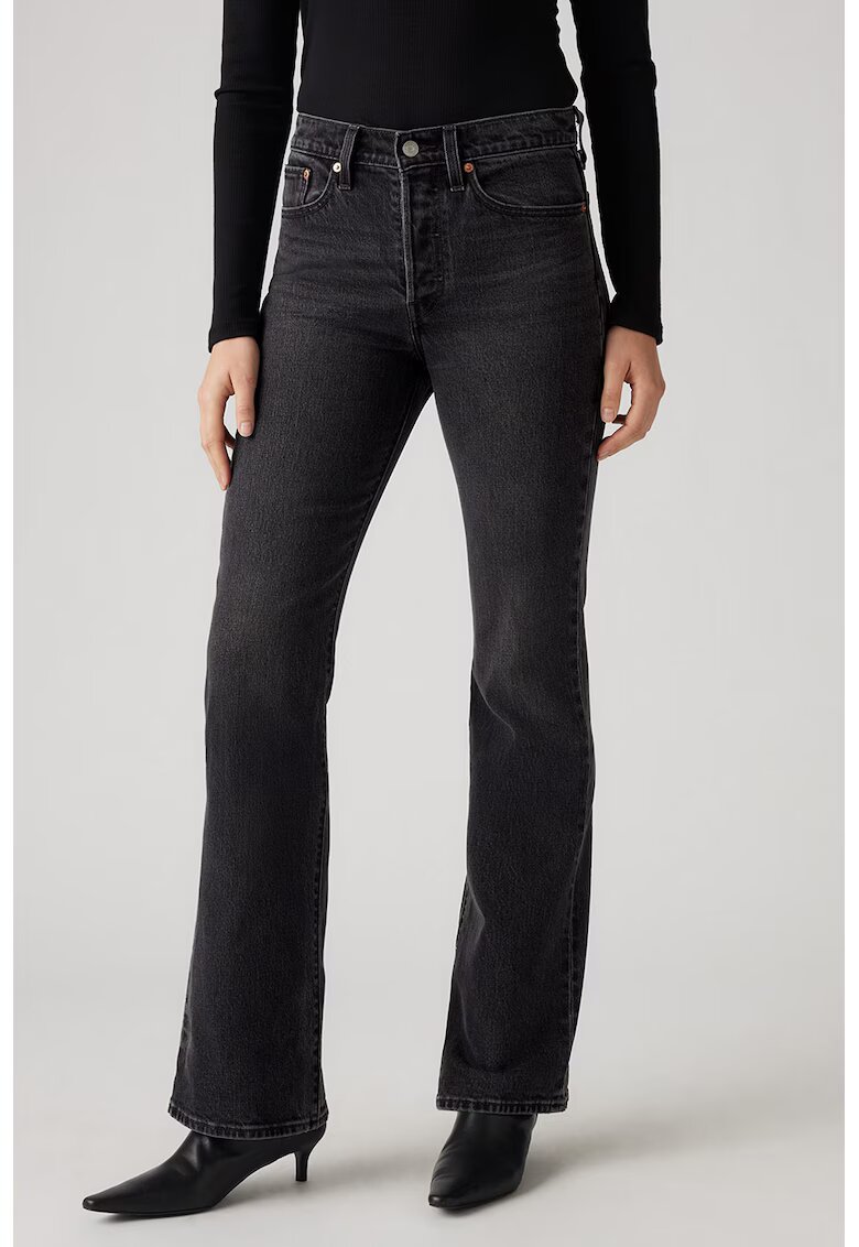 Levis Blugi bootcut Wedgie - Negru stins