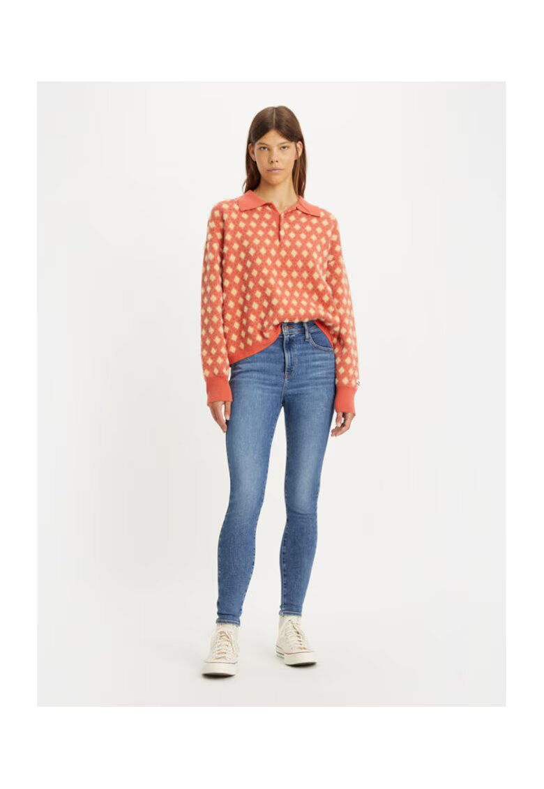 Levis Blugi dama - 301835363 - Bumbac/Lyocell - Albastru - Albastru