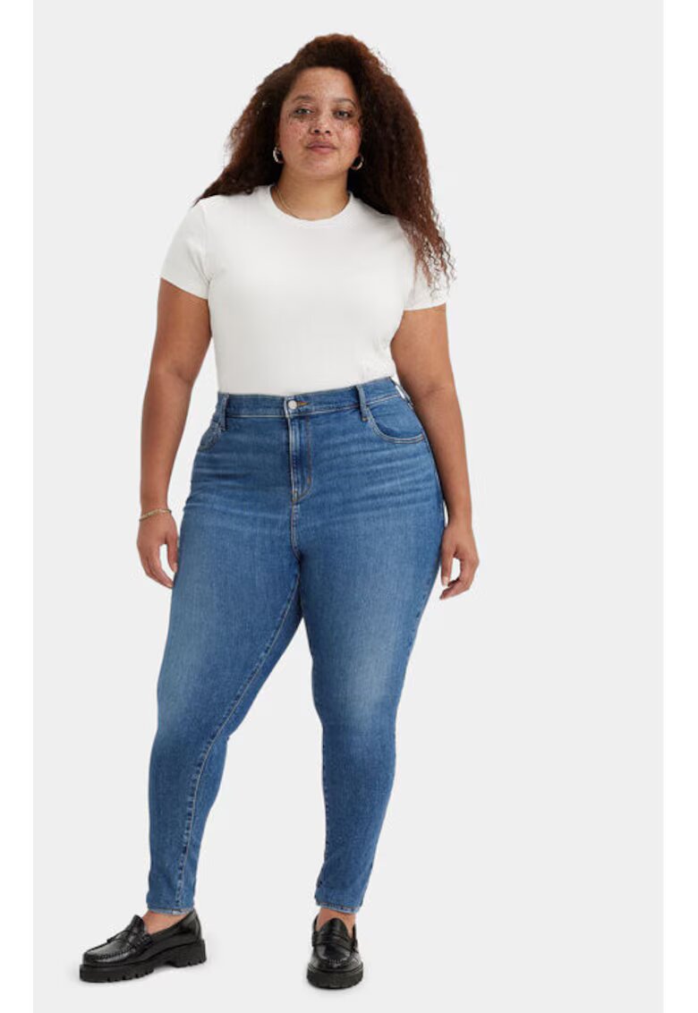 Levis Blugi dama - 303865986 - Bumbac/Lyocell - Albastru - Albastru