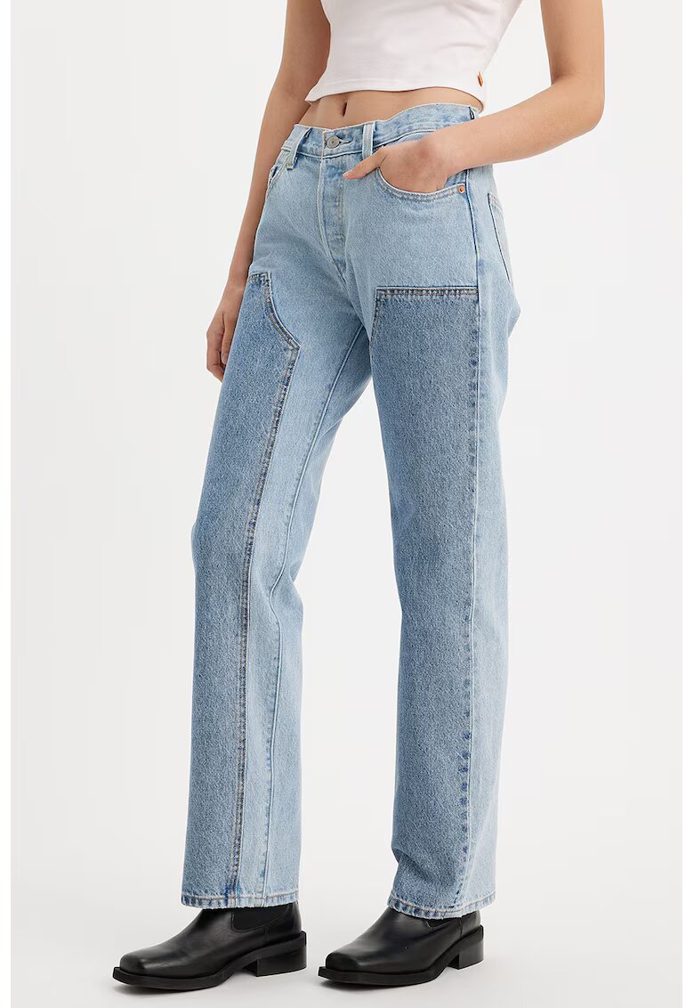 Levis Blugi drepti cu talie medie 501® '90s - Albastru deschis