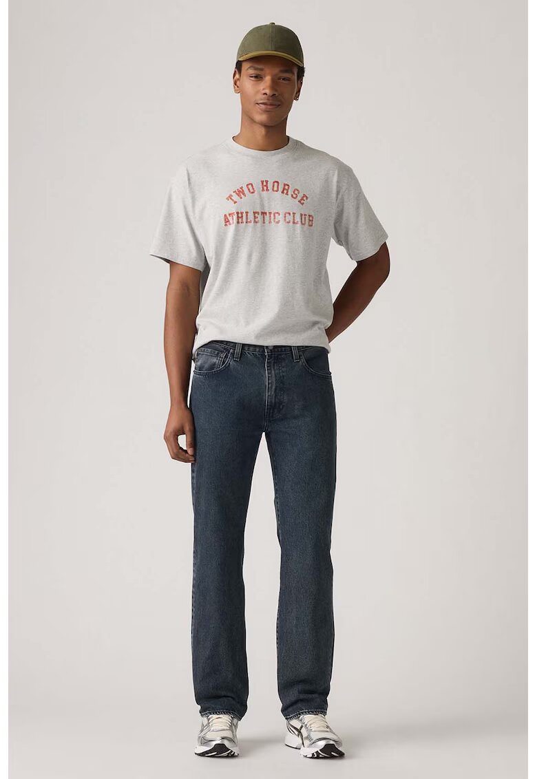 Levis Blugi relaxed fit cu croiala dreapta 555 - Albastru inchis