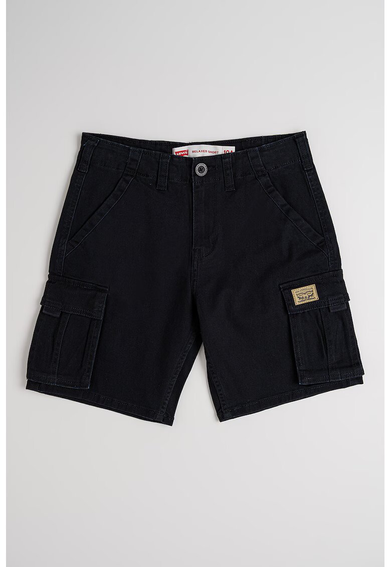 Levis Blugi scurti cu buzunare cargo - Negru