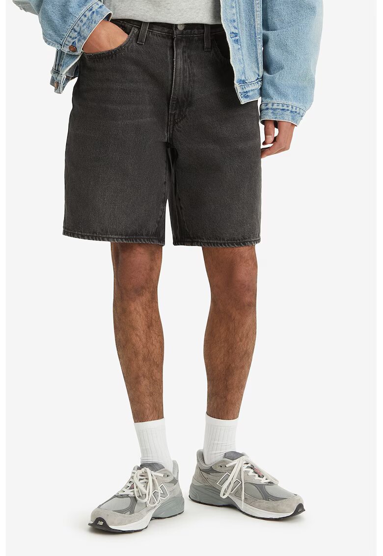 Levis Blugi scurti relaxed fit cu talie medie - Gri antracit