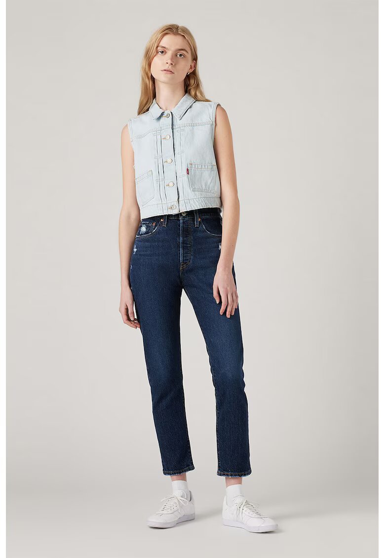 Levis Blugi skinny cu model uni 501™ - Bleumarin