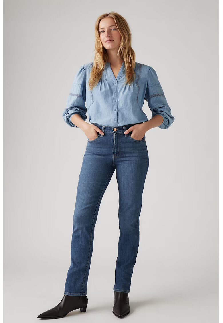 Levi's Blugi slim fit 724™ - Albastru azur