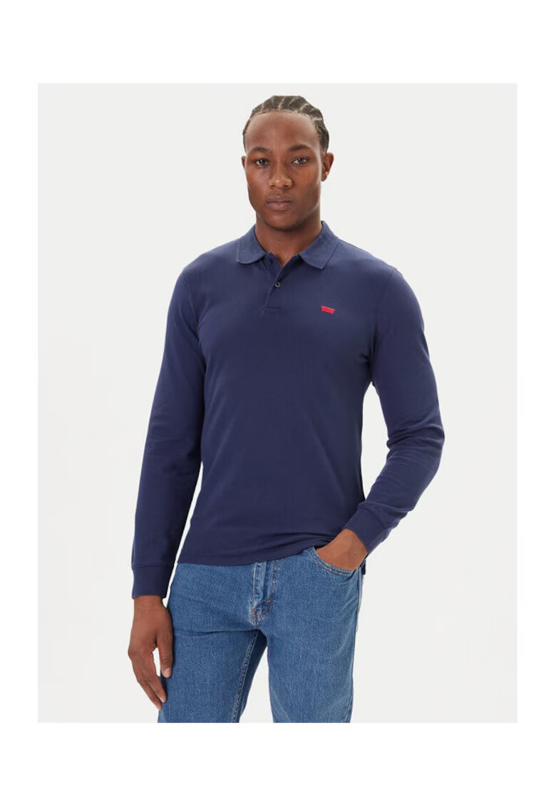 Levi's Bluza Polo barbati - bleumarin - bumbac - Bleumarin