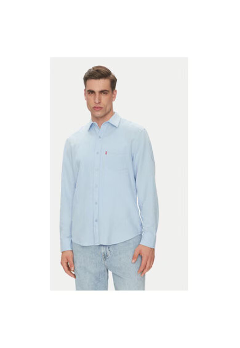 Levis Camasa barbati Levi S - 85746-0182 - In/Viscoza - Albastru deschis - Albastru deschis