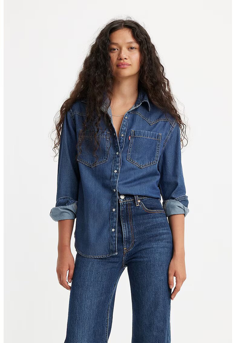 Levis Camasa lejera din denim Teodora - Bleumarin