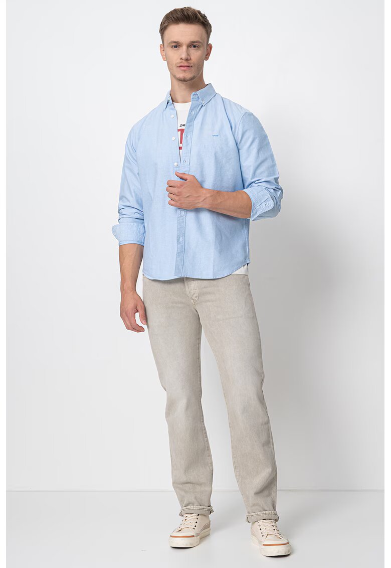 Levis Camasa relaxed fit de bumbac Authentic - Albastru glaciar