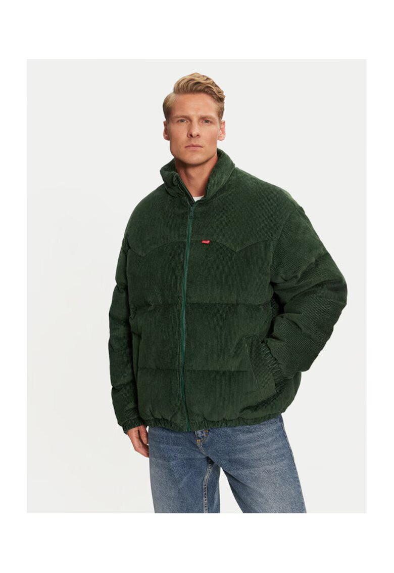Levis Geaca barbati - 304236716 - Bumbac - Verde - Verde