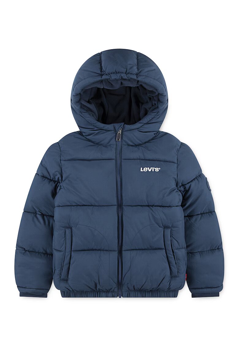 Levis Geaca cu logo brodat - Albastru inchis