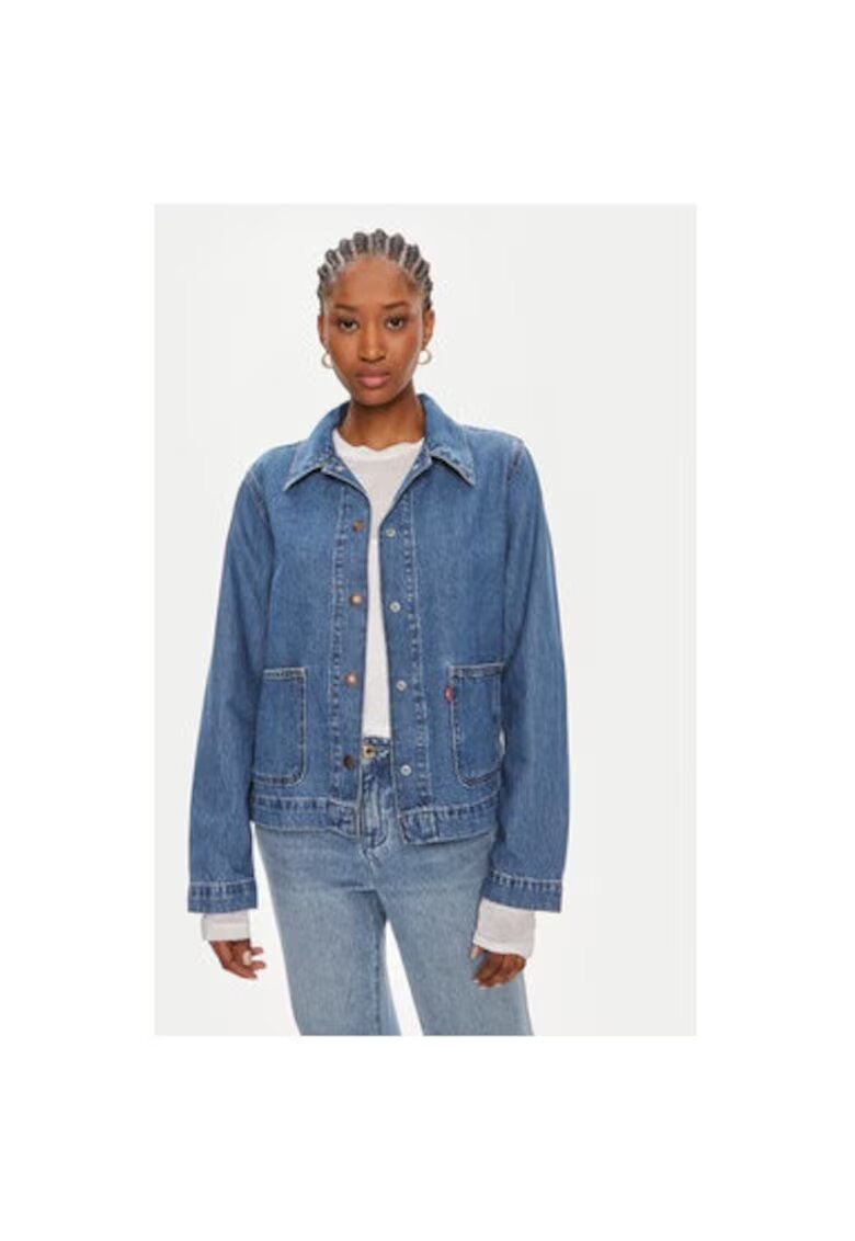 Levis Geaca dama - 304220838 - Bumbac - Albastru - Albastru