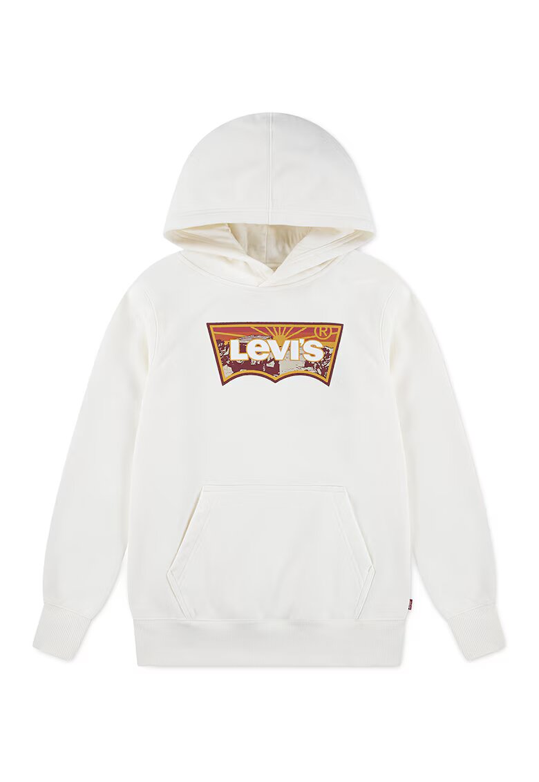 Levis Hanorac cu imprimeu logo - Alb fildes