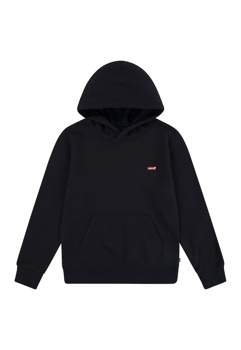 Levis Hanorac din amestec de bumbac cu buzunar kangaroo - Negru