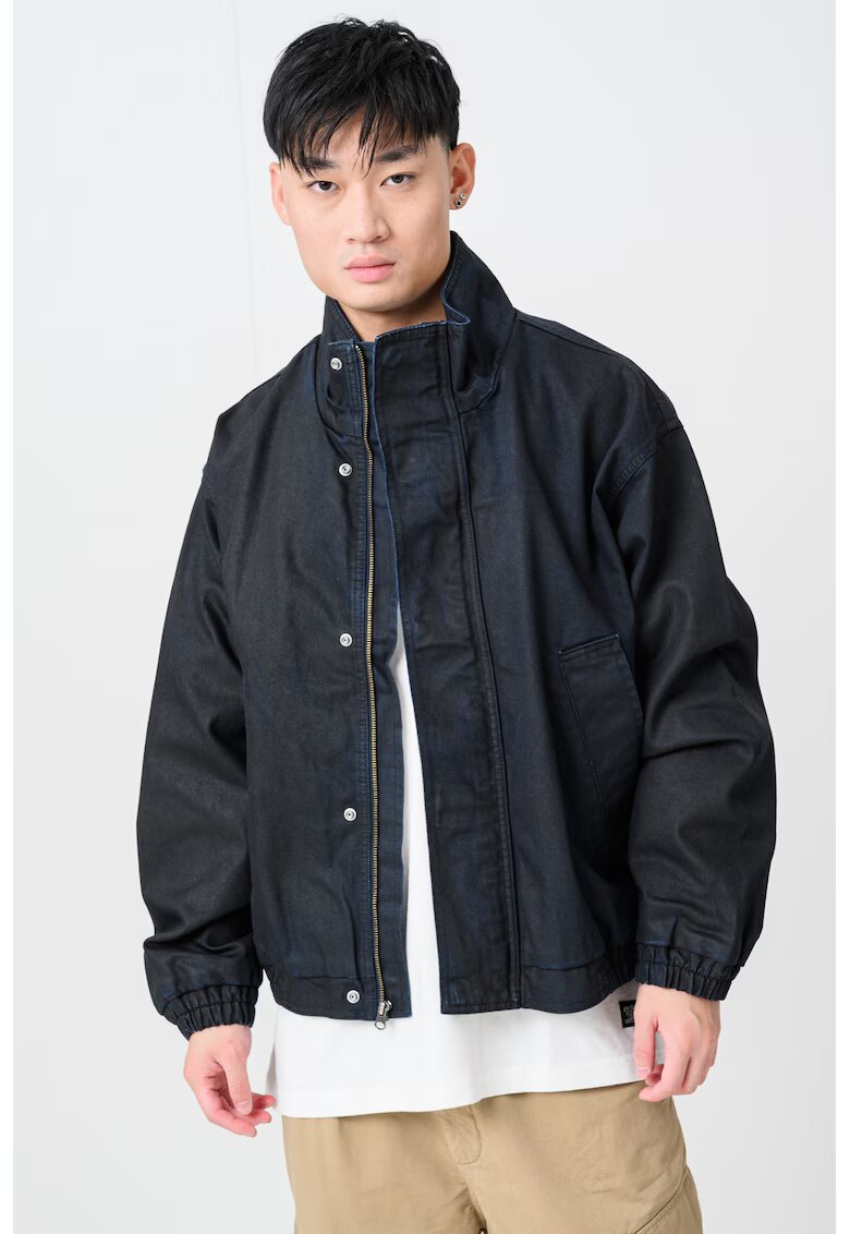 Levi's Jacheta din denim cu aspect decolorat - Albastru indigo