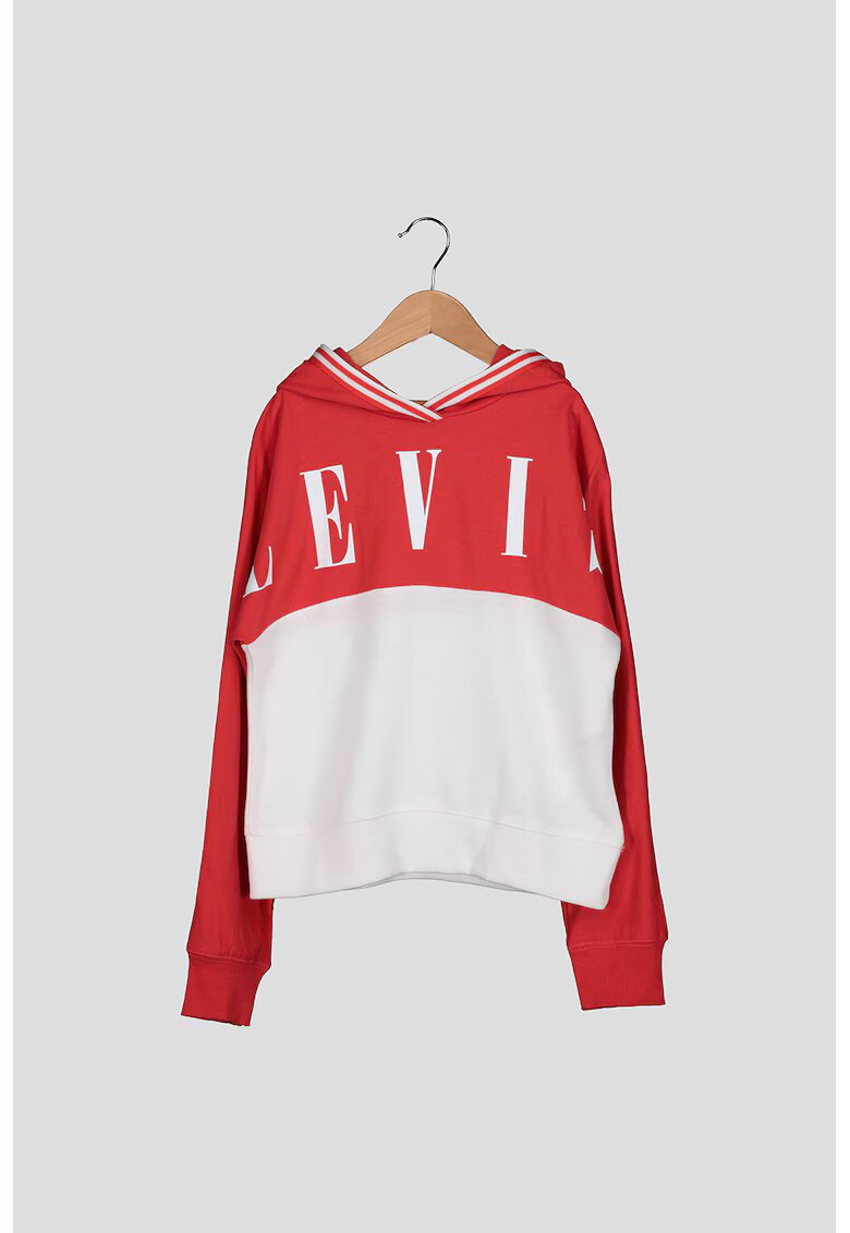Levis Kids Hanorac cu imprimeu logo - Rosu/Alb