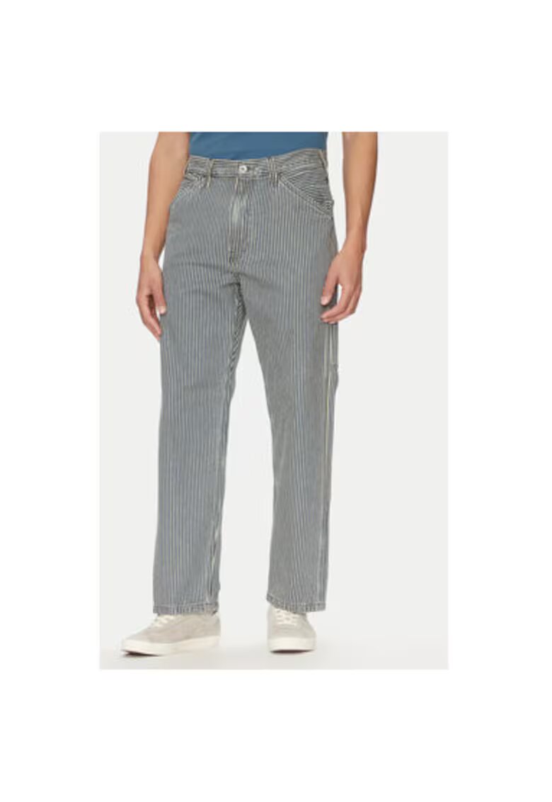 Levis Pantaloni barbati Levi S - 55849-0058 - Bumbac - Alb/Negru - Alb/Negru